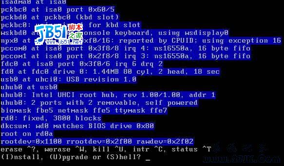 我的openBSD4.1安装图解笔记