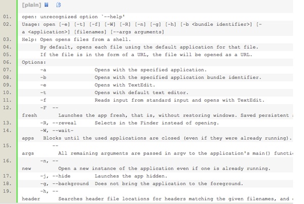 苹果Mac os系统中在终端下打开APP应用程序方法介绍