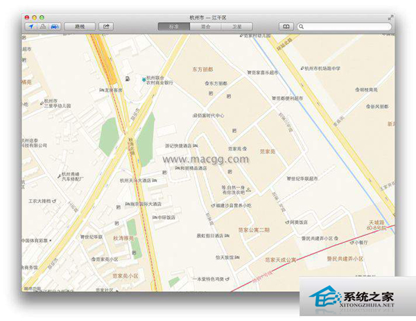 MAC使用地图查看交通状况避免交通拥堵