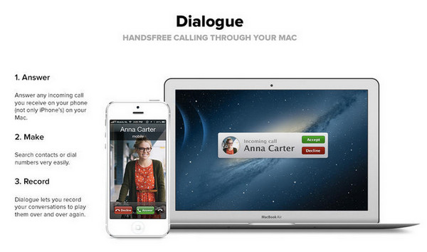Mac系统中怎样通过Dialogue进行iPhone电话录音