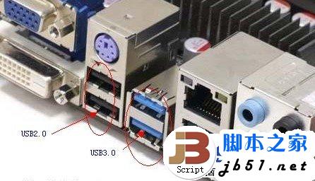 usb2.0与usb3.0接口外观对比