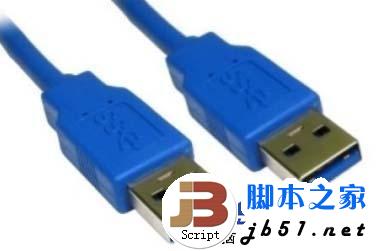 USB 3.0的USB接头，蓝色