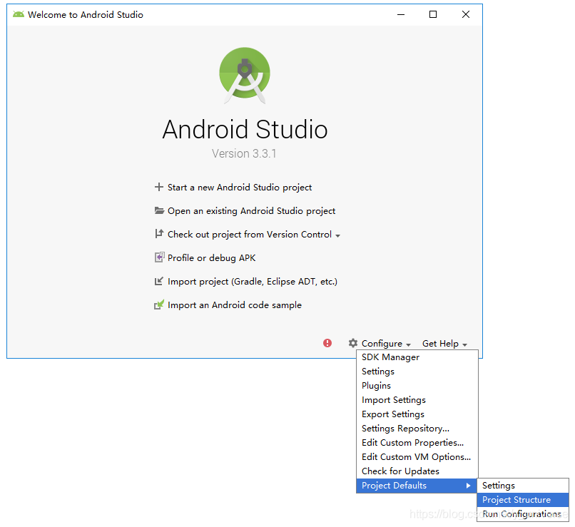 Android Studio配置本地SDK