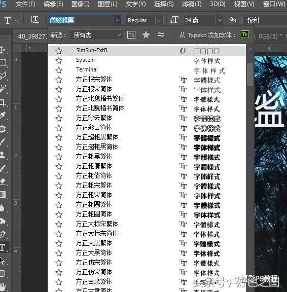 PS技巧教程：学习在照片中添加文字的技巧知识，照片中添加文字。