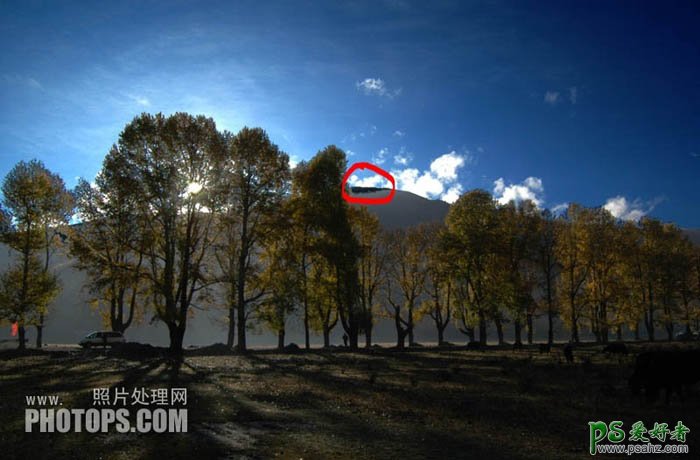 巧用PS通道给发暗的风景照片还原出亮丽的阳光色彩