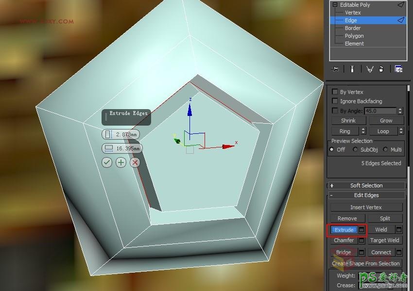 3DXMAX制作欧式古典风格的家具雕花模型。