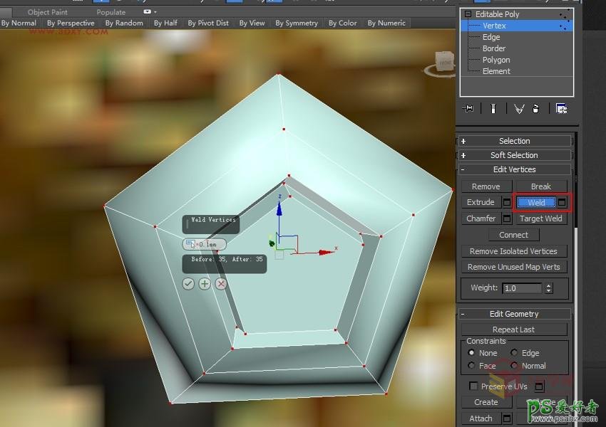 3DXMAX制作欧式古典风格的家具雕花模型。