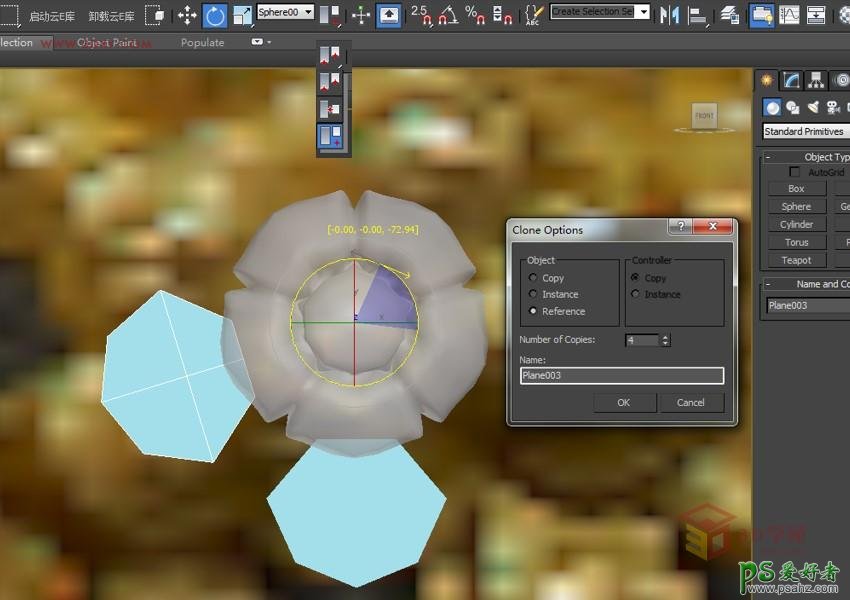 3DXMAX制作欧式古典风格的家具雕花模型。