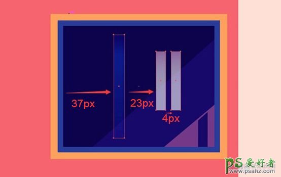 运用Illustrator形状工具和椭圆工具绘制渐变层次感建筑效果图。