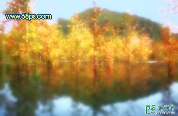 利用PS滤镜制作漂亮的秋景水彩画效果图