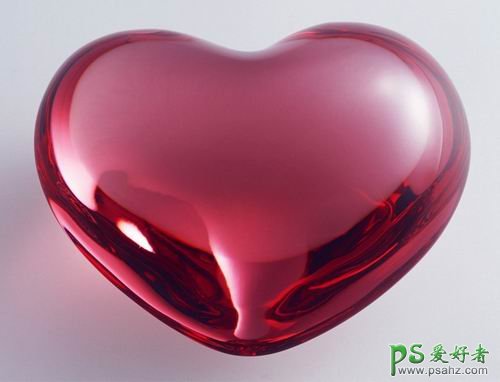 PS合成教程：创意合成漂亮的心形水晶玫瑰图片