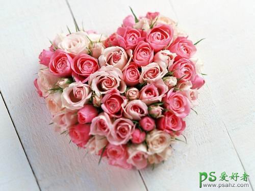 PS合成教程：创意合成漂亮的心形水晶玫瑰图片