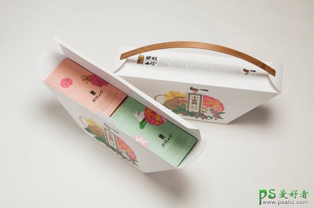 三角形食品包装设计作品，漂亮的礼品包装设计效果图。
