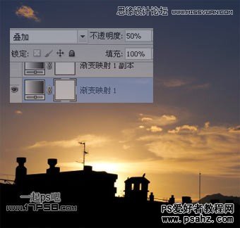 PS调色教程：给晚霞风景照调出金色的夕阳色调