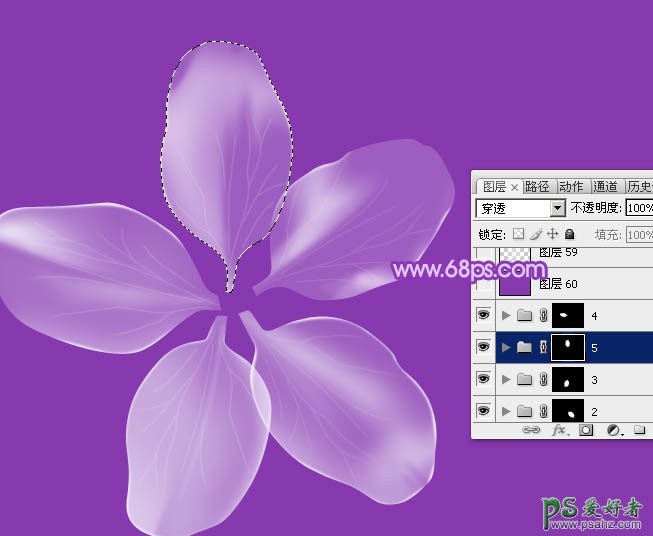 Ps茉莉花图片制作教程：设计一朵清香透明的茉莉花图片-花语