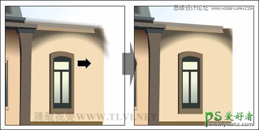 CorelDRAW手绘卡通风格的欧洲街道场景图片，欧洲小镇场景图片