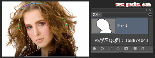 Ps抠头发教程：学习一种实用的抠图方法，快速抠出美女人像的头发
