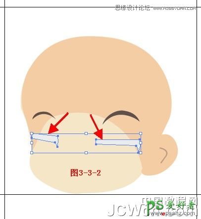 Illustrator鼠绘可爱的卡通Q版大眼妹妹头像-个性的Q版卡通人物