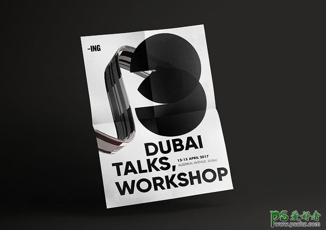 ING迪拜创意主题海报设计，大气时尚的迪拜视觉设计欣赏。