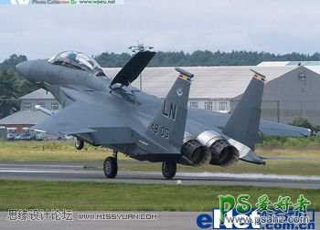 MAYA建模教程:制作一个Low-Level F15战斗机模型素材图