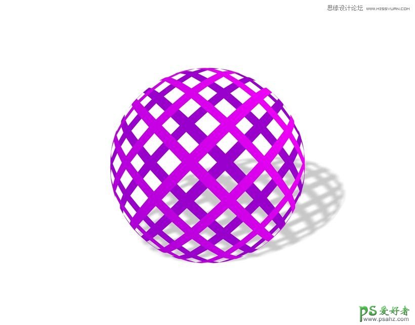 CorelDraw失量图制作教程：打造立体效果的镂空球体失量图素材