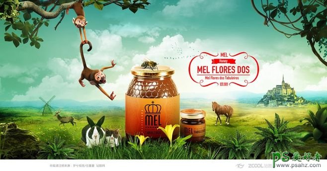 品味自然高雅的电商产品海报，设计精美的产品宣传广告图片作品。