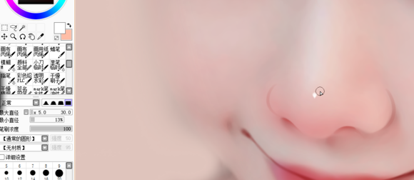 PS+SAI给未成年少女私房照制作成粉嫩的仿手绘效果。