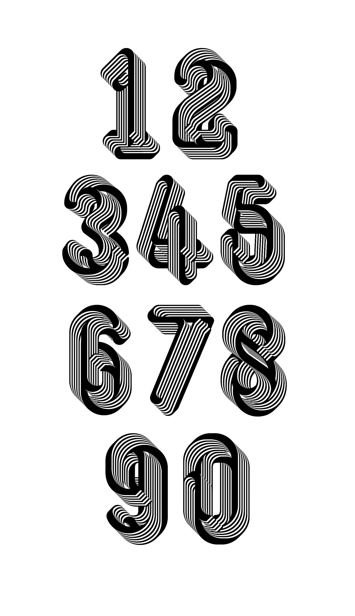 Andrew Footit时尚前卫的个性文字设计，创意字体设计作品。