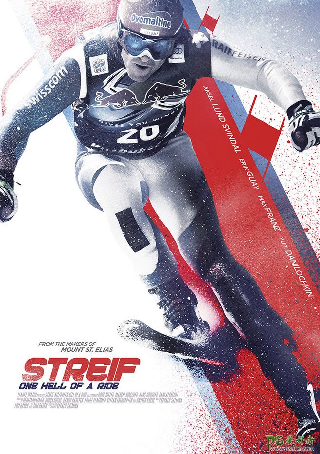 时尚潮流体育明星海报设计，动感十足的体育明星运动海报图片。