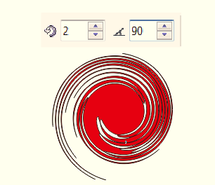 CorelDRAW教程：学习怎样使用扭曲变形工具来绘制图形。