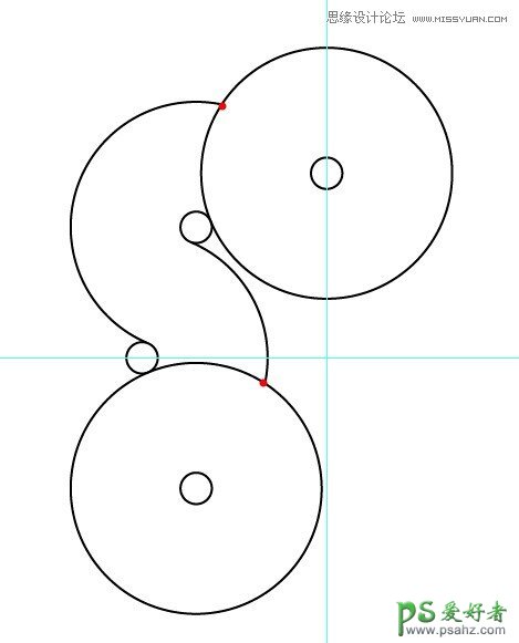 Illustrator绘制个性漂亮的黑白风格线条叠加效果的圆环失量图