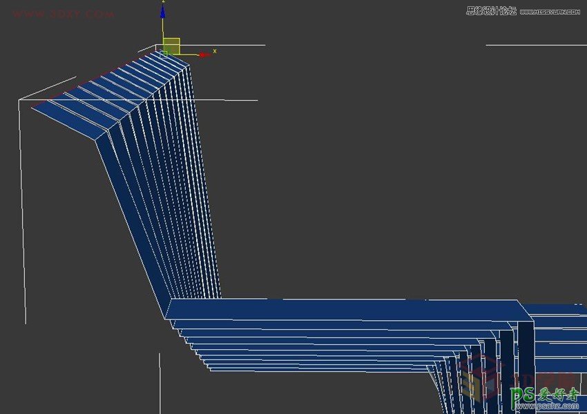 3DMAX楼梯建模教程：学习制作个性艺术效果的楼梯模型效果图