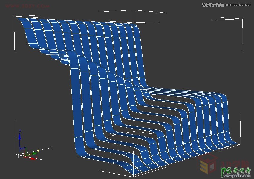 3DMAX楼梯建模教程：学习制作个性艺术效果的楼梯模型效果图