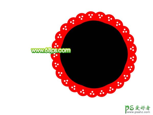 PS基础教程：设计一款清新花边像框失量效果图片