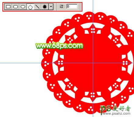 PS基础教程：设计一款清新花边像框失量效果图片