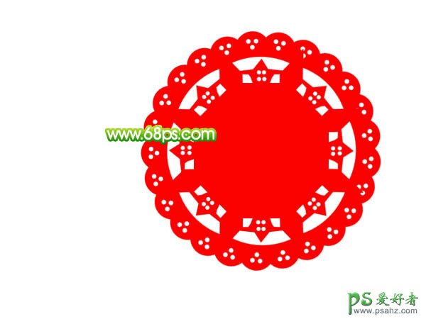 PS基础教程：设计一款清新花边像框失量效果图片