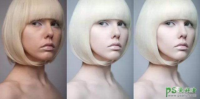 PS人像后期修图教程：给可爱的娃娃脸美女头像照片调出时尚奶白色
