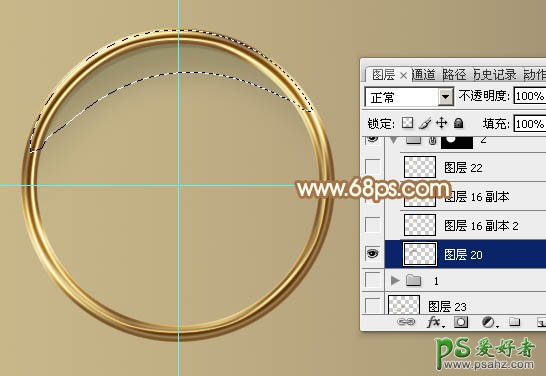 PS鼠绘教程：绘制一款古典风格的放大镜，放大镜失量图制作教程