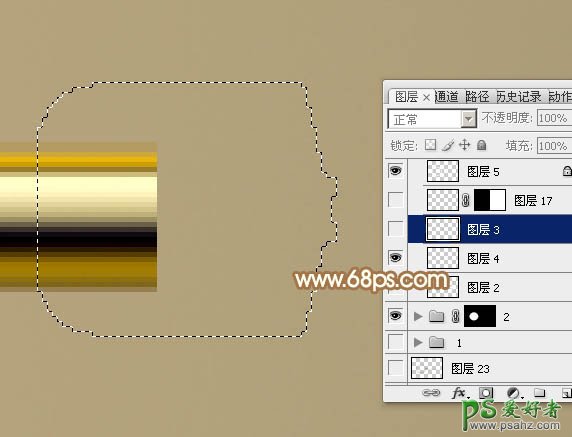 PS鼠绘教程：绘制一款古典风格的放大镜，放大镜失量图制作教程