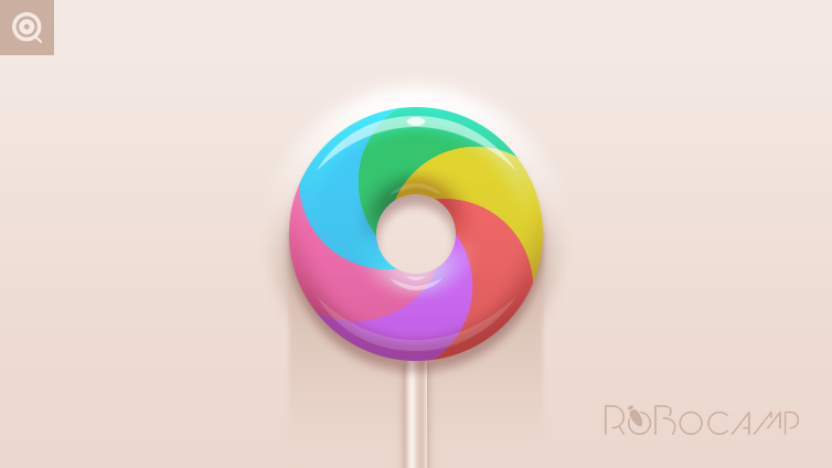 Photoshop手绘彩色质感的棒棒糖失量图素材，立体棒棒糖。
