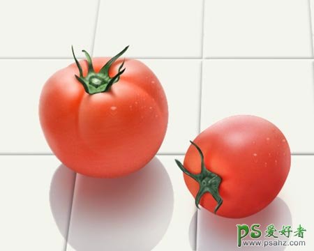 蕃茄 PS鼠绘教程 鼠绘漂亮逼真的西红柿
