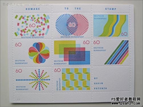 PS作品欣赏：国外邮票设计师精美的邮票设计作品
