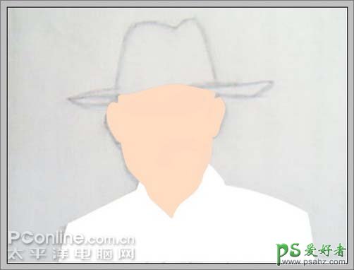 PS鼠绘教程：绘制失量效果的民国风格翩翩白衣少年