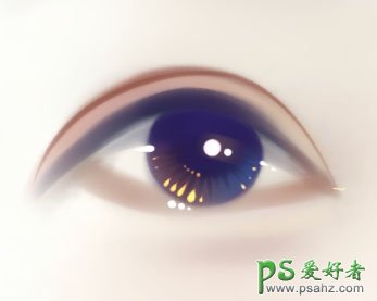 PS鼠绘大神教您如何绘制水灵灵的大眼睛，水润明亮的眼睛画法。