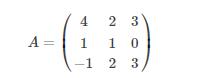 python sympy求解矩阵方程