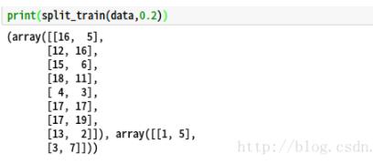 Python数据集切分