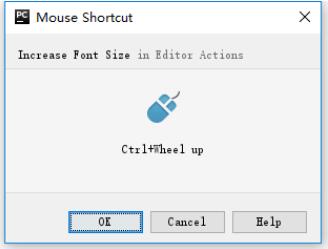 Pycharm 鼠标滚轮控制字体大小