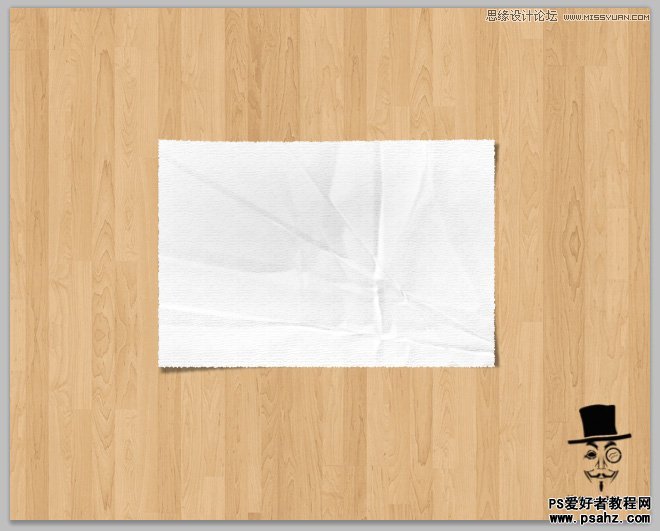纸张 PS鼠绘教程实例 教您制作逼真的白纸