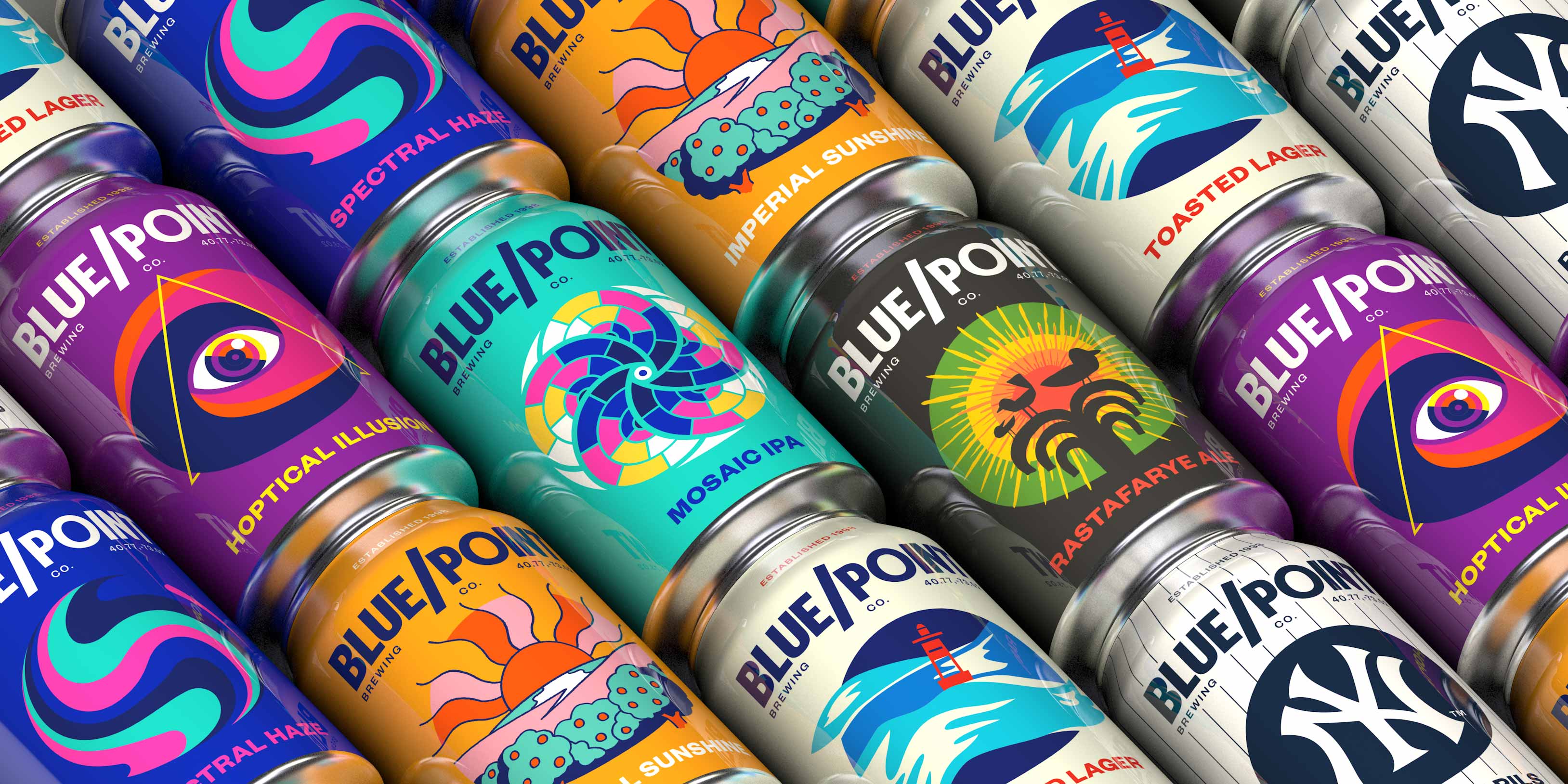 Blue Point精酿啤酒产品设计 欣赏一组国外精酿啤酒外包装设计