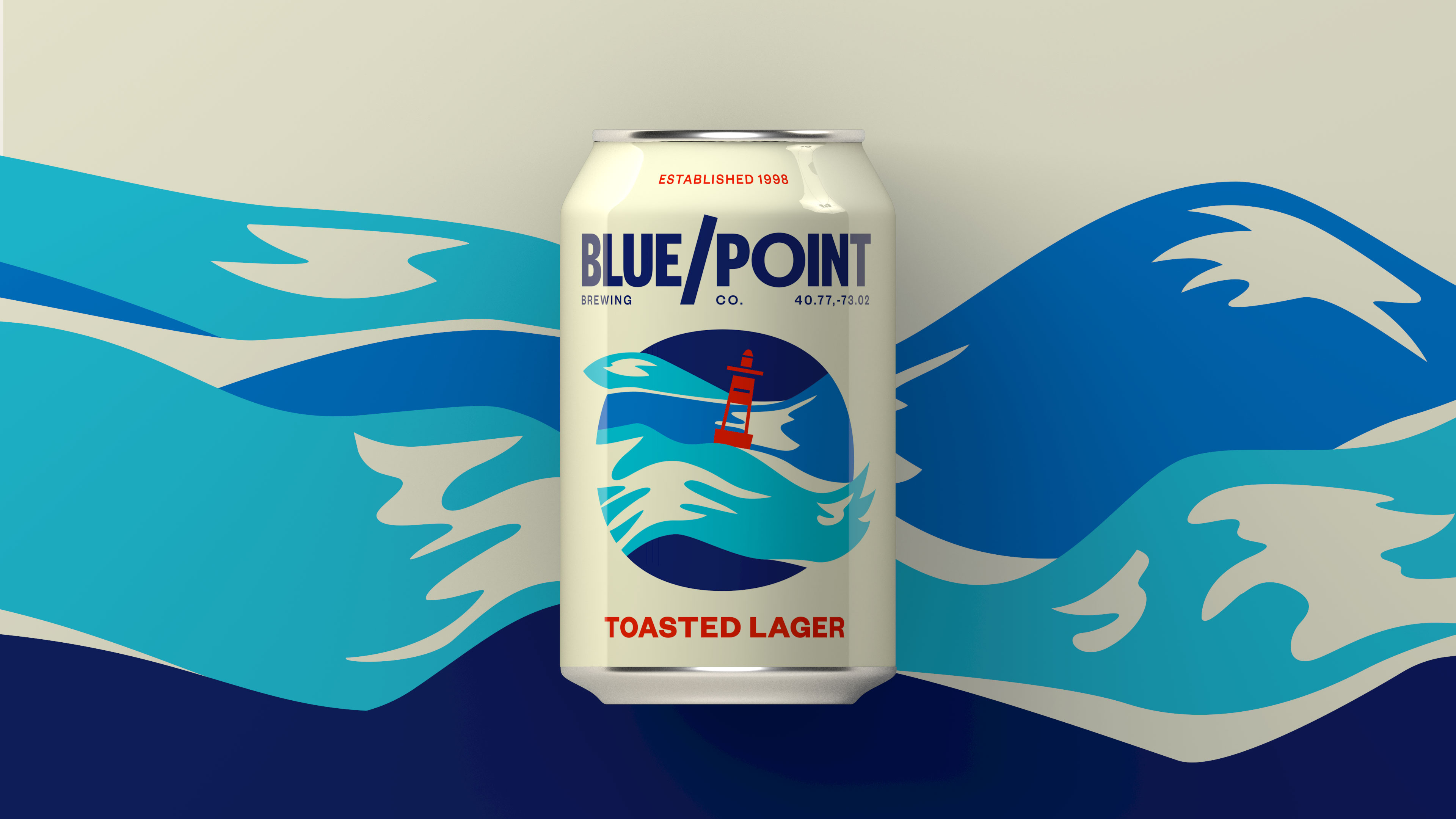 欣赏一组国外精酿啤酒外包装设计，Blue Point精酿啤酒产品设计。